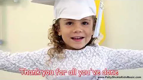 Graduation Song Thank you for kids, children & babies with lyrics Patty Shukla online video cutter c