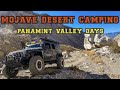 Mojave Desert Camping - Panamint Valley Days