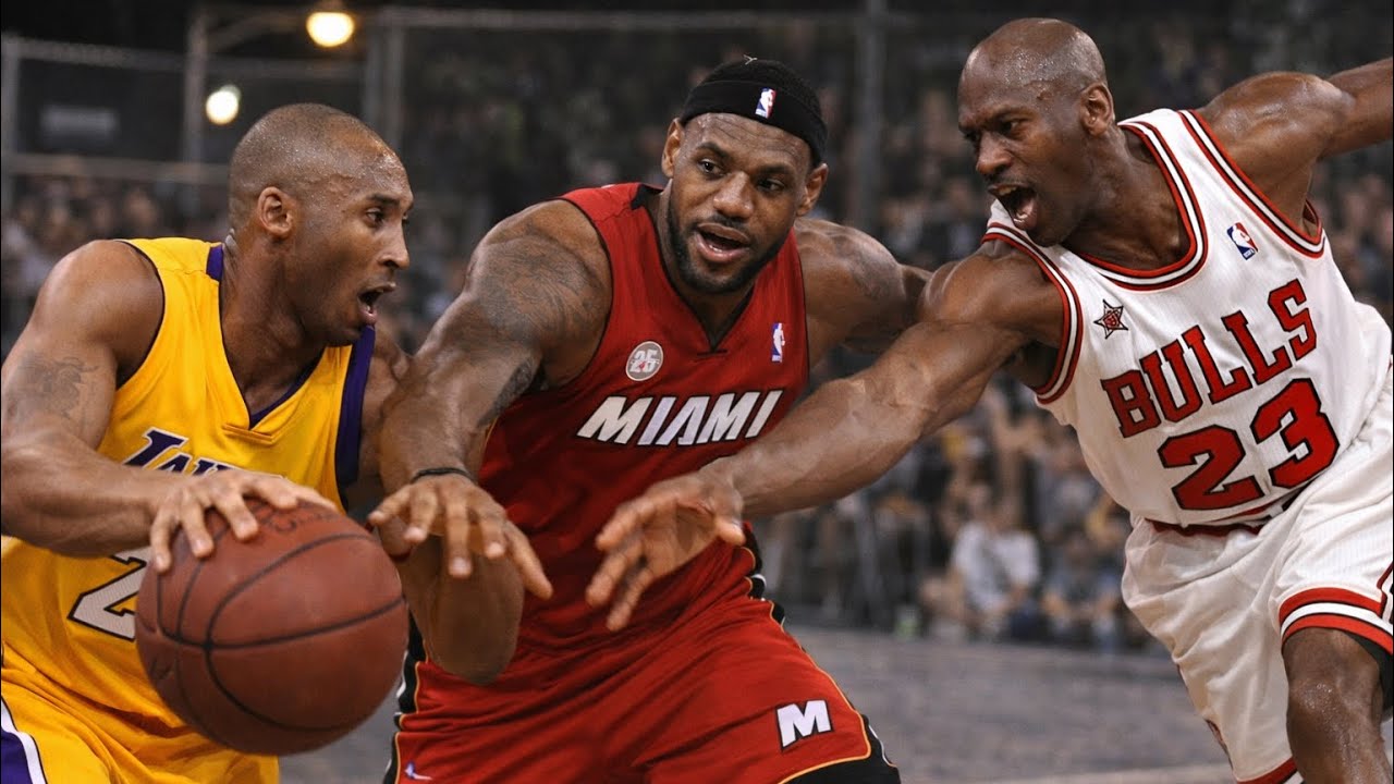 Michael Jordan vs LeBron James vs Kobe Bryant Game of 21 | NBA
