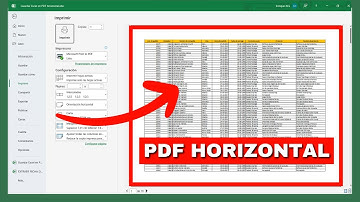 🔁Convertir un archivo de EXCEL a PDF de forma horizontal
