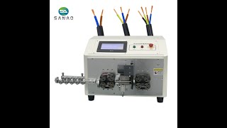 Multi-core Sheathed Cable Inside and Outside Integrated Wire Stripping Machine