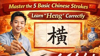 Master the 5 Basic Chinese Strokes 🇨🇳 | Learn “Heng” Correctly