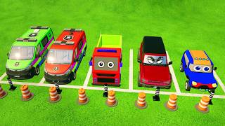 CARS with Colors | All Cars Transport With Urban Trucks In Fs22 | Farming Simulator 22 |