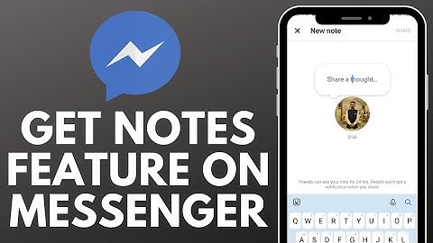 How to Get New Notes Feature on Messenger (2023)