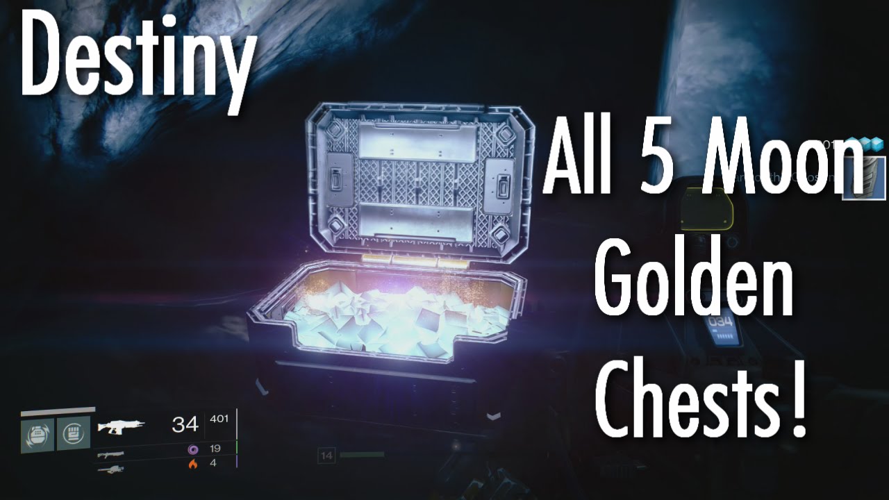 Destiny | All 5 Gold Chests Guide | Moon - YouTube