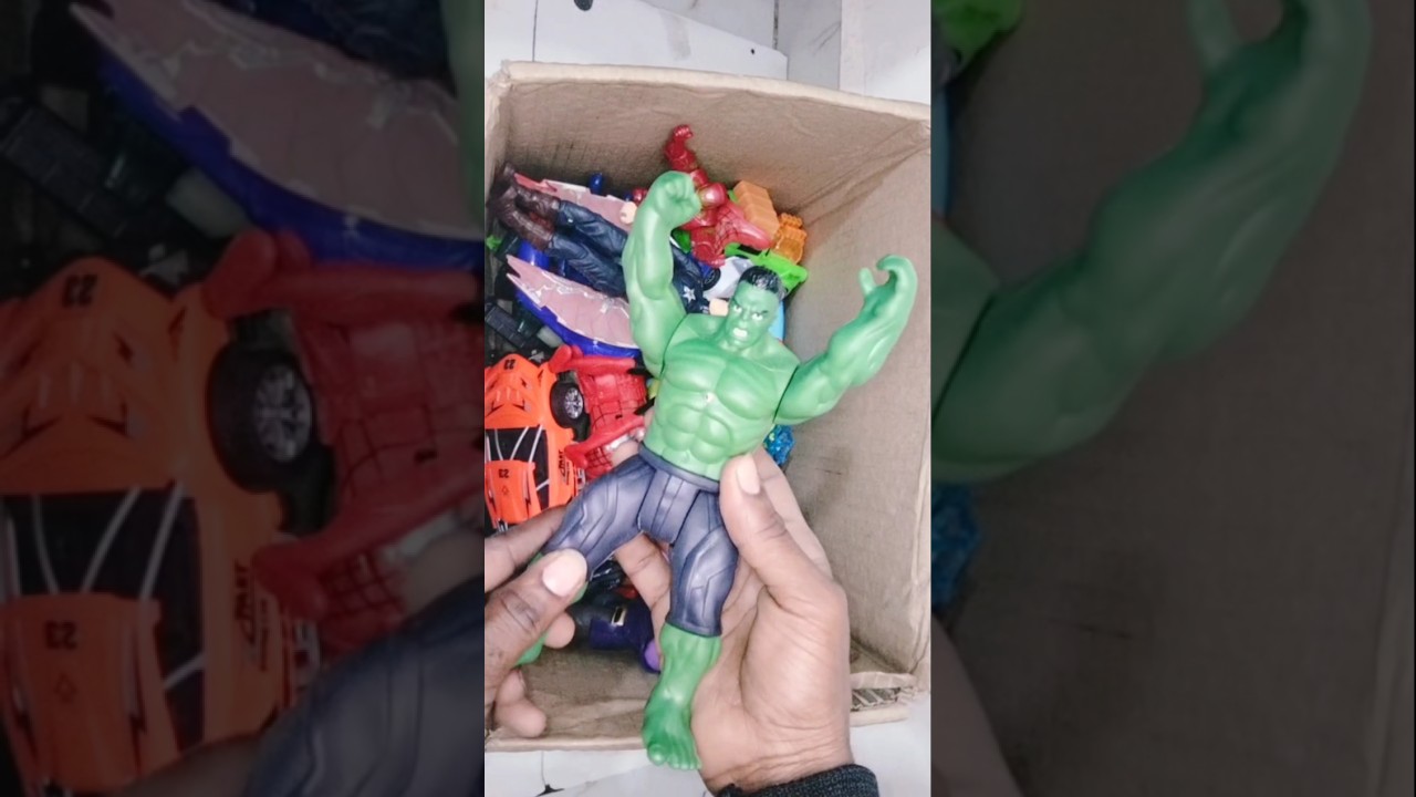 Avengers Box Unboxing & Relaxing Tapping 🎁 | Spider-Man, Hulk, Captain America ASMR 🦸‍♂️🔊