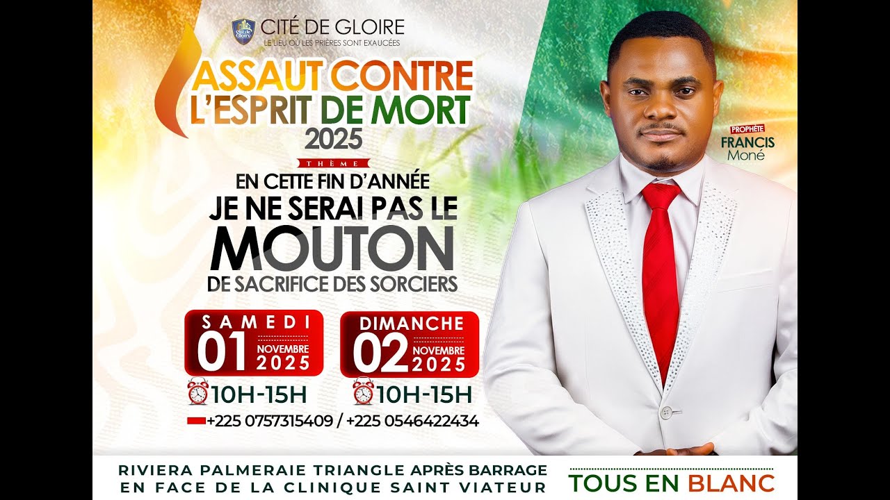 🔥Cité de Gloire Bienvenue à notre Programme Spécial 