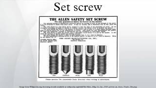 Set screw