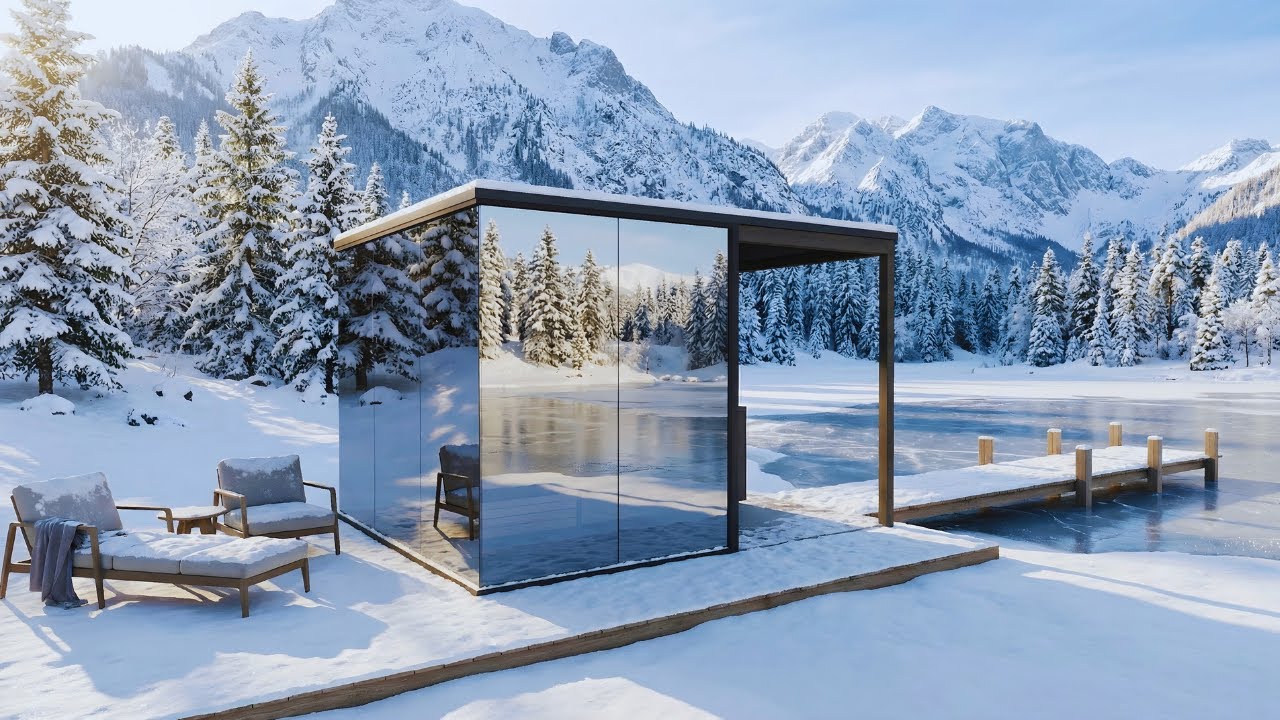 Individuelle Premium-Spiegelglas-Sauna - Zeitgemäß & Innovativ