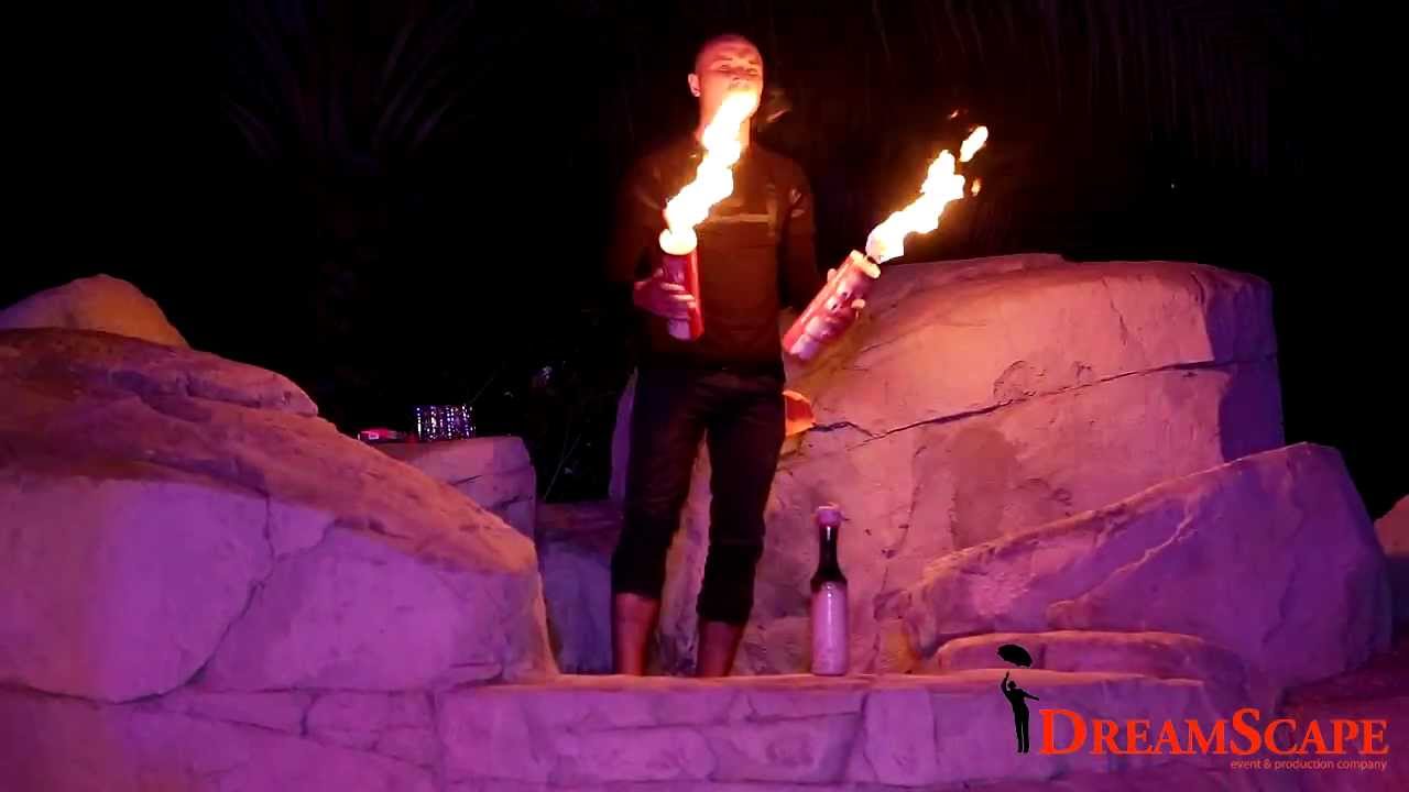 Flaring & Fireshow at Firestarter Presentation by DreamScape Events