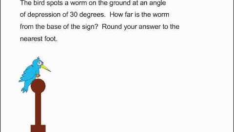 angles of Elevation and Depression and Soh Cah Toa
