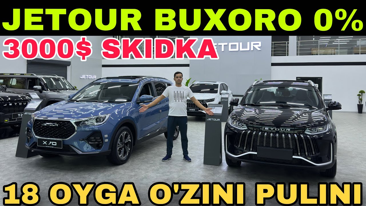 JETOUR FOIZSIZ RASROCHKA OCHILDI… BUXORO JETOUR NARXLARI 2025….