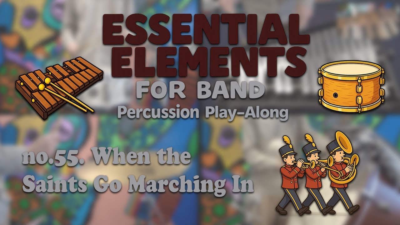 Essential Elements Percussion Play-Along - no.55 "When The Saints Go Marching In"