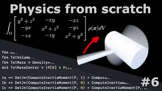 Computing the Inertia Tensor of a Triangle Mesh in C/C++ | Devlog Episode 6 screenshot 3