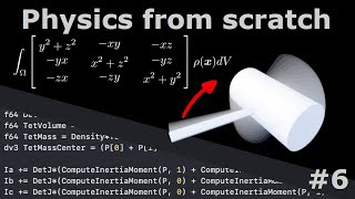 Computing the Inertia Tensor of a Triangle Mesh in C/C++ | Devlog Episode 6