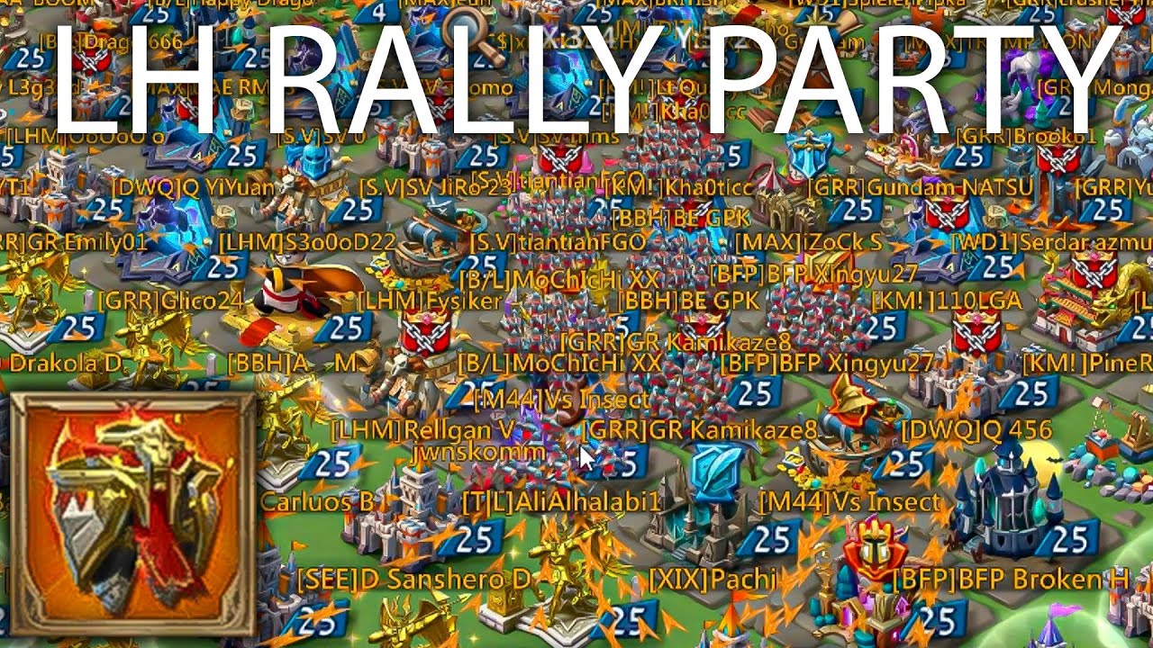 Lords Mobile - LH RALLY PARTY ON US - YouTube