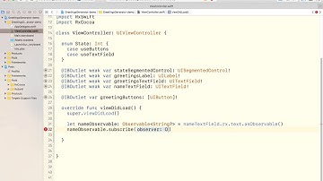GreetingGenerator with RxSwift (iOS 8, Swift 3) 2/7