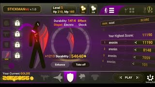 Stickman Neo Gangster Fight with electric shield screenshot 4