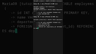 Index on Foreign Keys in MySQL #mysql #mariadb #sql #databaseconcepts #coding #programming