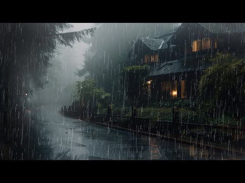 Rain Sounds For Sleeping 99 Instantly Fall Asleep With Rain And Thunder Sound At Night ASMR 93 