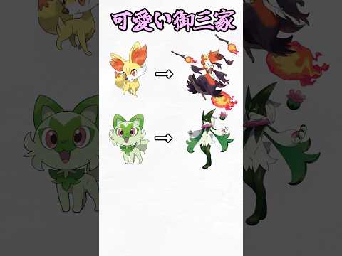 可愛い御三家！！#shorts #ポケモン