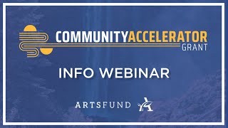 (Portuguese Subtitles) 2024 Community Accelerator Grant program Info Webinar