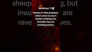 Beware of false prophets #deception #god #false #fake #shiesty #jesus #therevelation