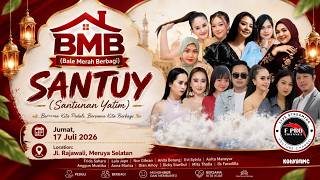 LIVE  DELAY SANTUY (SANTUNAN YATIM) BERSAMA BMB (BALE MERAH BERBAGI) | RAJAWALI MERUYA