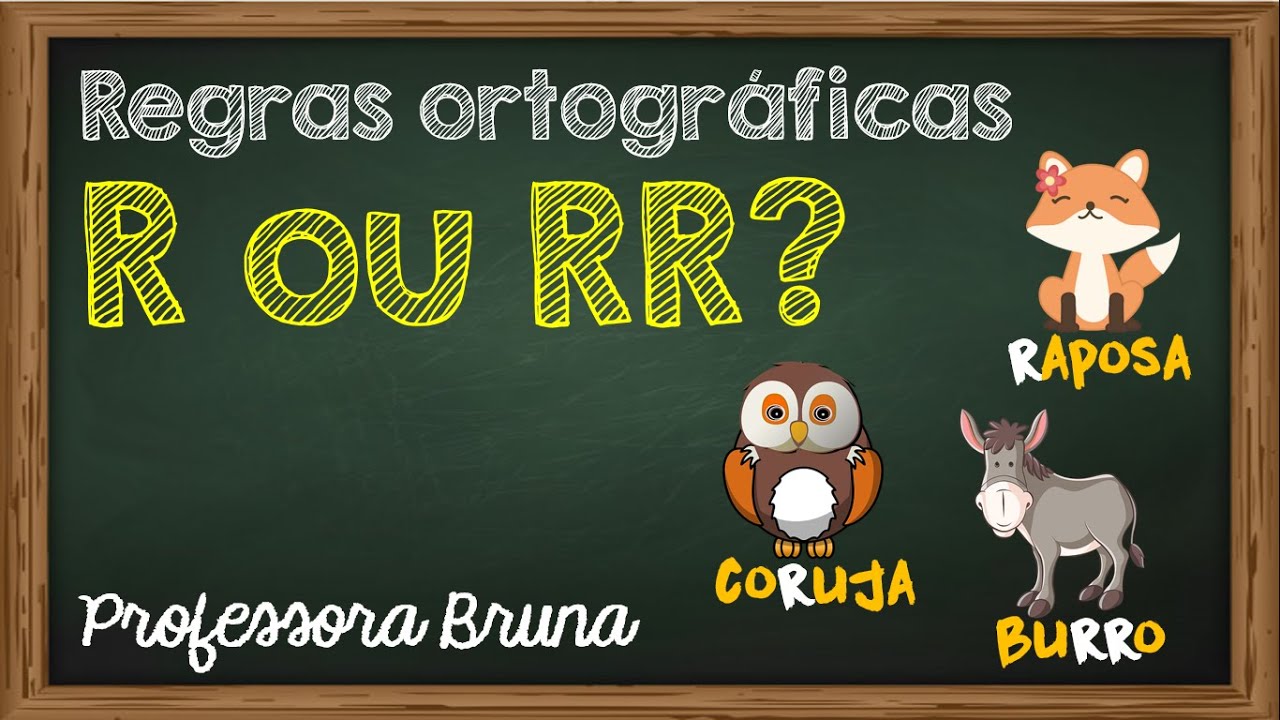 R ou RR? - Regras ortográficas 