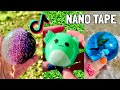 Diy nano tape bubble  nano tape ideas with orbeez  how to make a nano tape squishy compilation