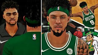 NBA 2K18 MyCAREER - FINALLY STARTING!! DLO CALLED ME SOFT! 21 POINTS IN 1ST QUARTER!! screenshot 3