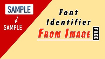 Identifying fonts |  Image to font finder free | How to identify font from image | Font Identifier