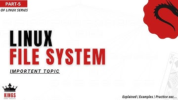 linux file system explained -[IN Hindi]  linux file system hierarchy by thecyberkings 2021