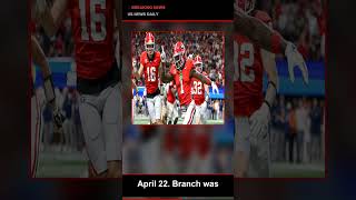 NFL Draft Pick Zachariah Branch Arrested in Georgia 🚨🏈