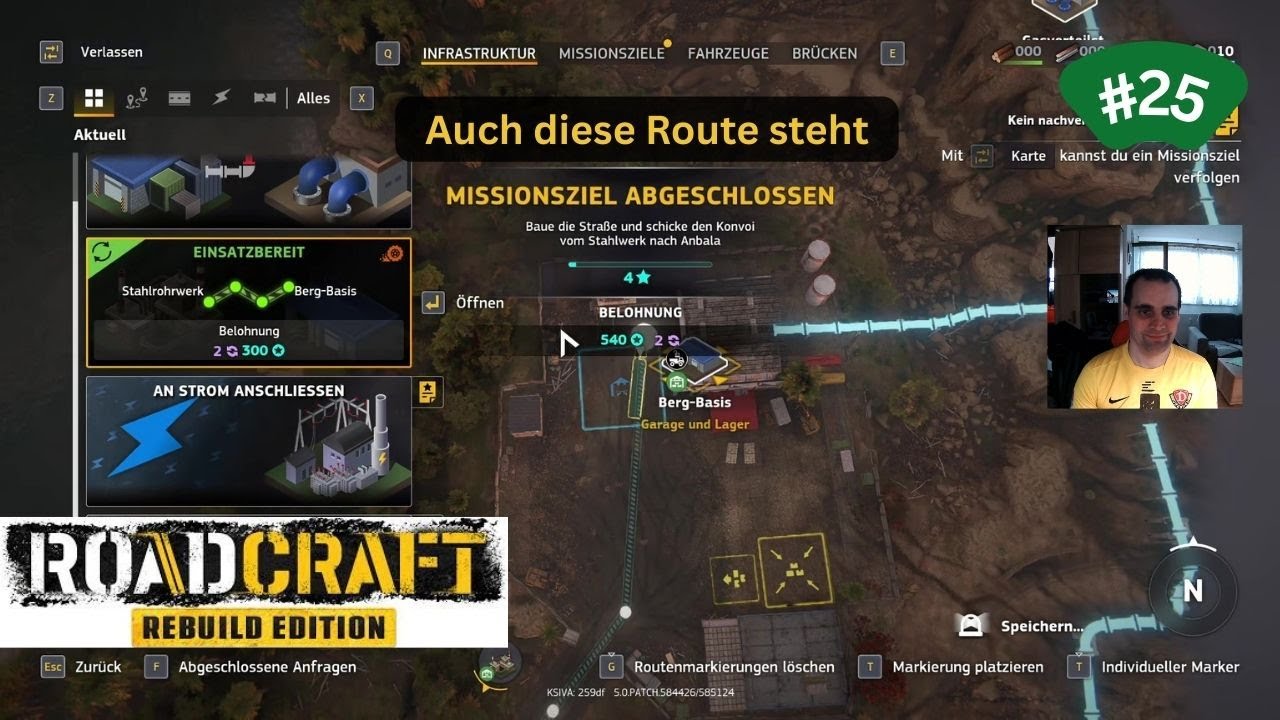 Roadcraft↔️Rebuild Edition#25➖Die Route zur Berg Station steht