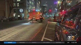 NYC Officials Trying To Stay Ahead Of Snow Clean-Up