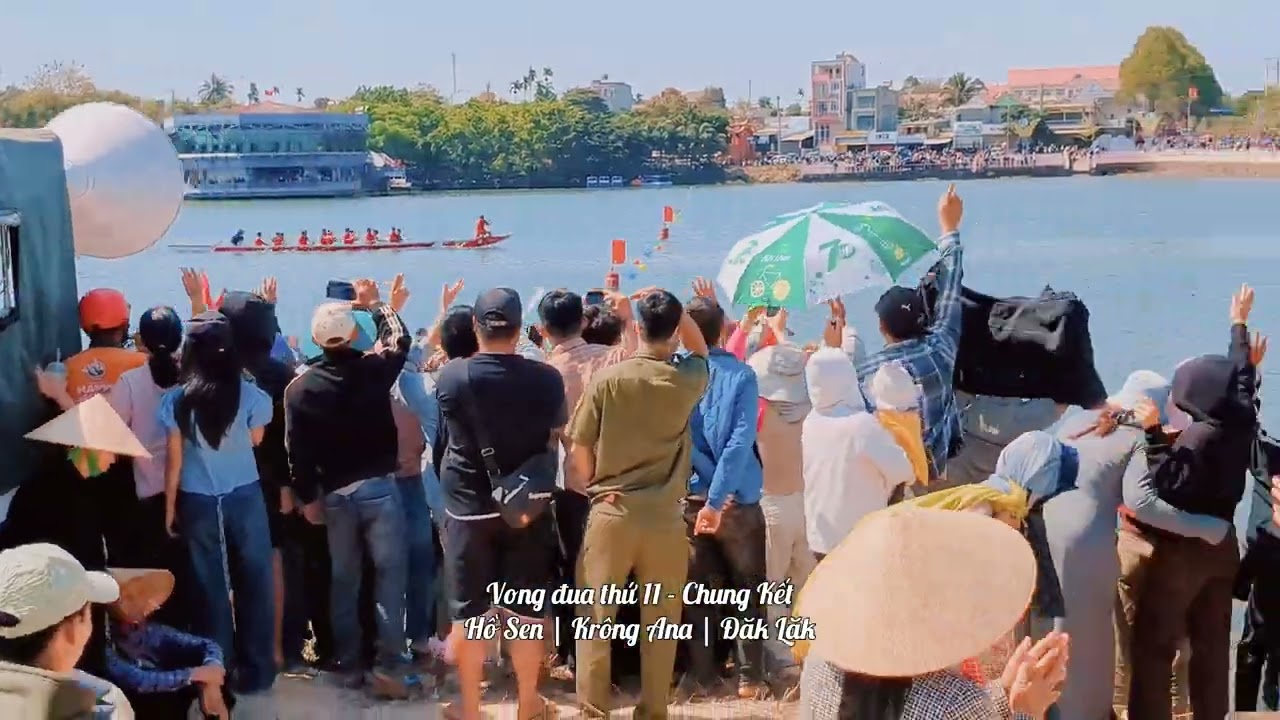 Vòng đua thuyền thứ 11 -Chung Kết . Giải đua thuyền truyền thống xã Krông Ana lần thứ nhất năm 2026.