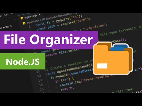 📂 File Organizer in Node.js: Rename & Organize Files Automatically