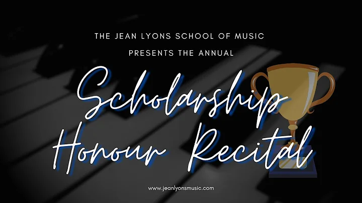 Jean Lyons School of Music Scholarship Honour Reci...