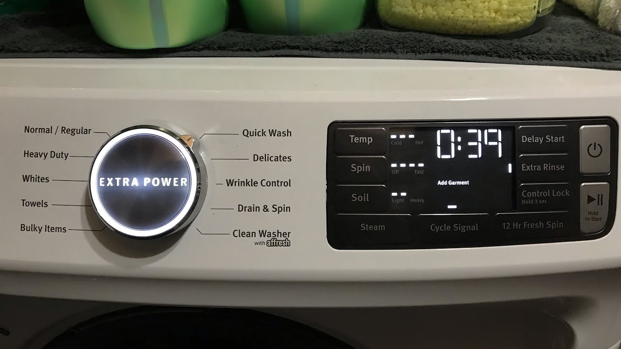 Maytag Washer Quick Wash Cycle (With Extra Power) (Pair of Flip flops