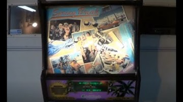 SPRING BREAK PINBALL MACHINE - BY GOTTLIEB 1987