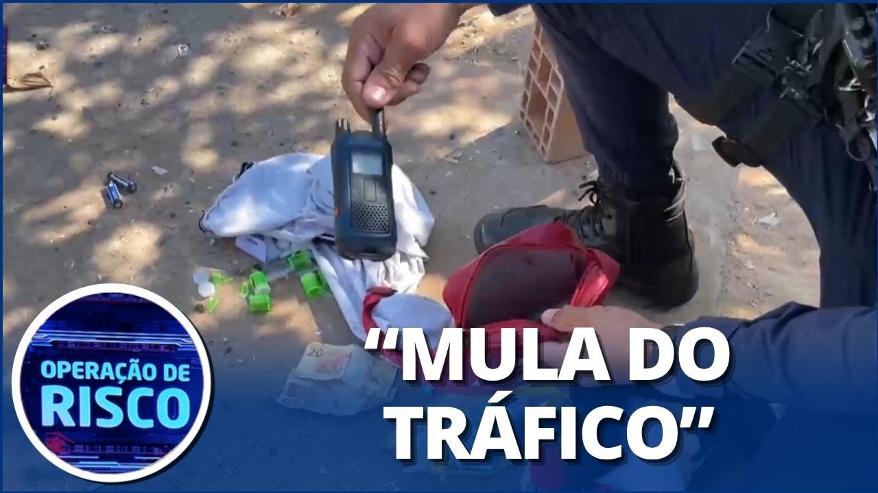 “A casa caiu”: suspeitos são preso em flagrante traficando ao ar livre