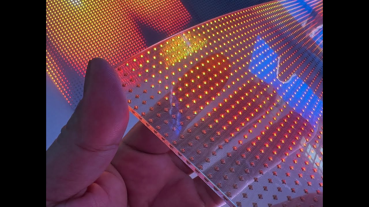 P4 Adhesive soft film transparent immersive led displays,P5,P4-8,P6,P8,P10,P16 factory vendor price