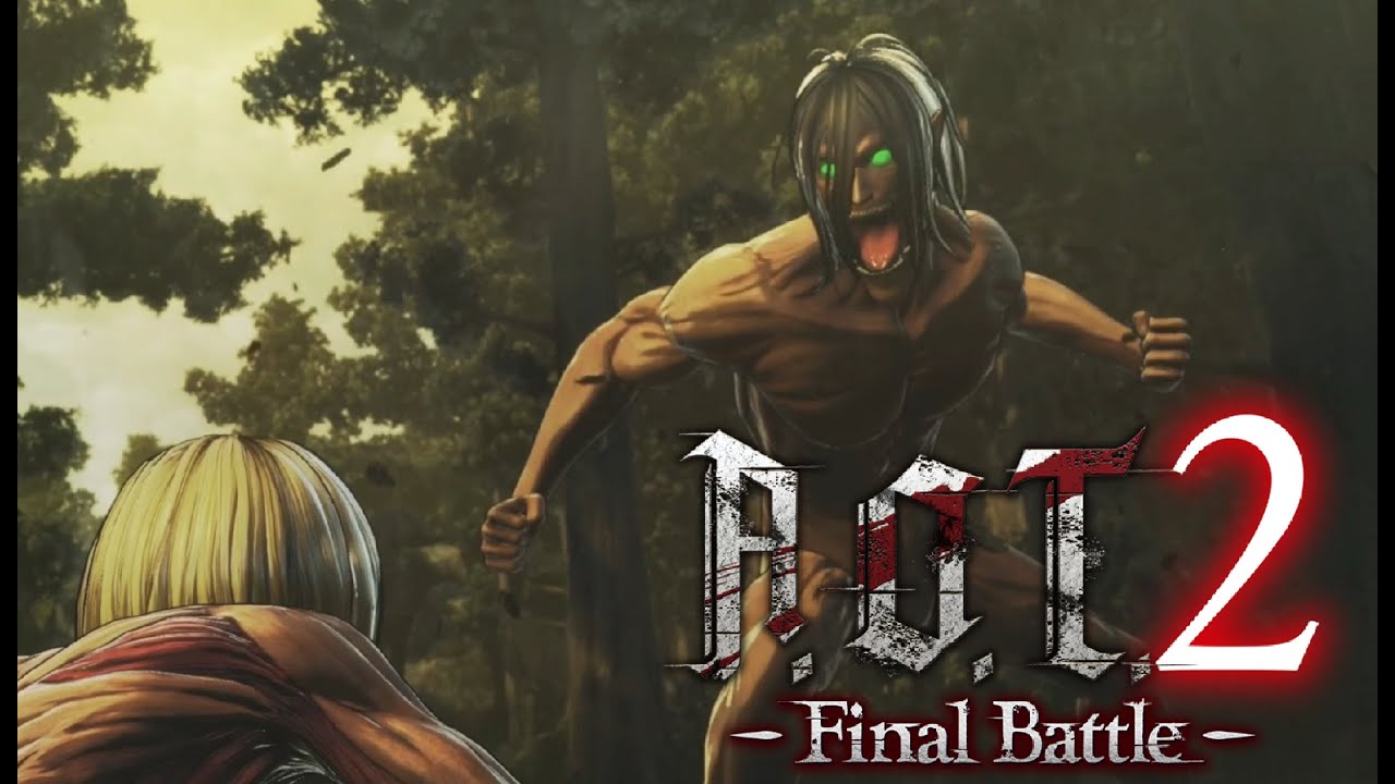 AOT 2 Part 24 Save Levi Squad Eren vs Annie