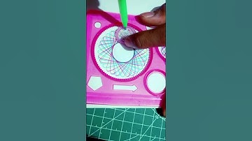 Spirograph Art making at home 🎨🤩😍 #art #geometryart #artandcraft #diy #trendingshorts #viral_video