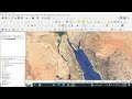 فتح صور القمر الصناعى وتحميل شيب فايل Shapefile للمحافظات والمراكز الإدارية من برناج Q GIS