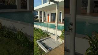 Airbnb Finds: Aesthetic Beachfront Villa with Pool 🌅 #travel #airbnb #philippines #aestheticsunset