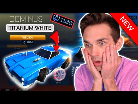 New Titanium White Dominus Is In The Item Shop Rocket League Update News Youtube
