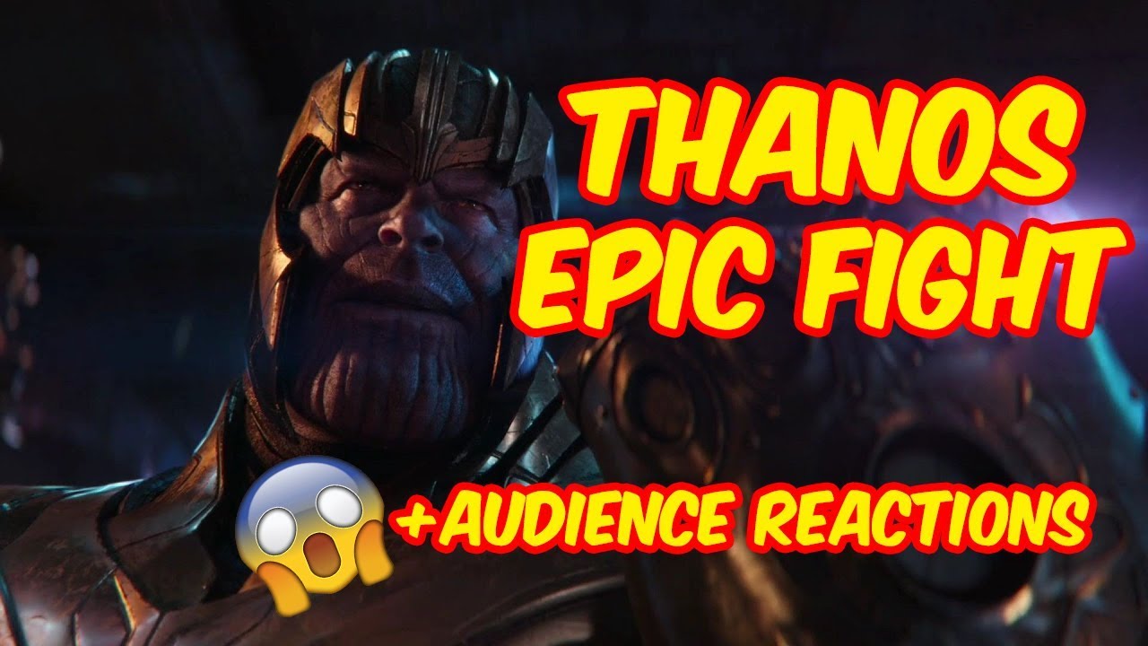 Avengers Endgame [SPOILER] Thanos epic fight +Audience reactions - YouTube