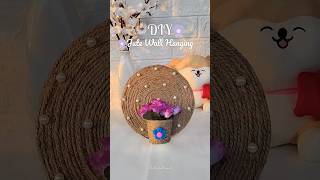 DIY Jute Wall Hanging Planter 🌿 Easy Handmade Home Decor in Minutes #shorts #trending #viralshorts